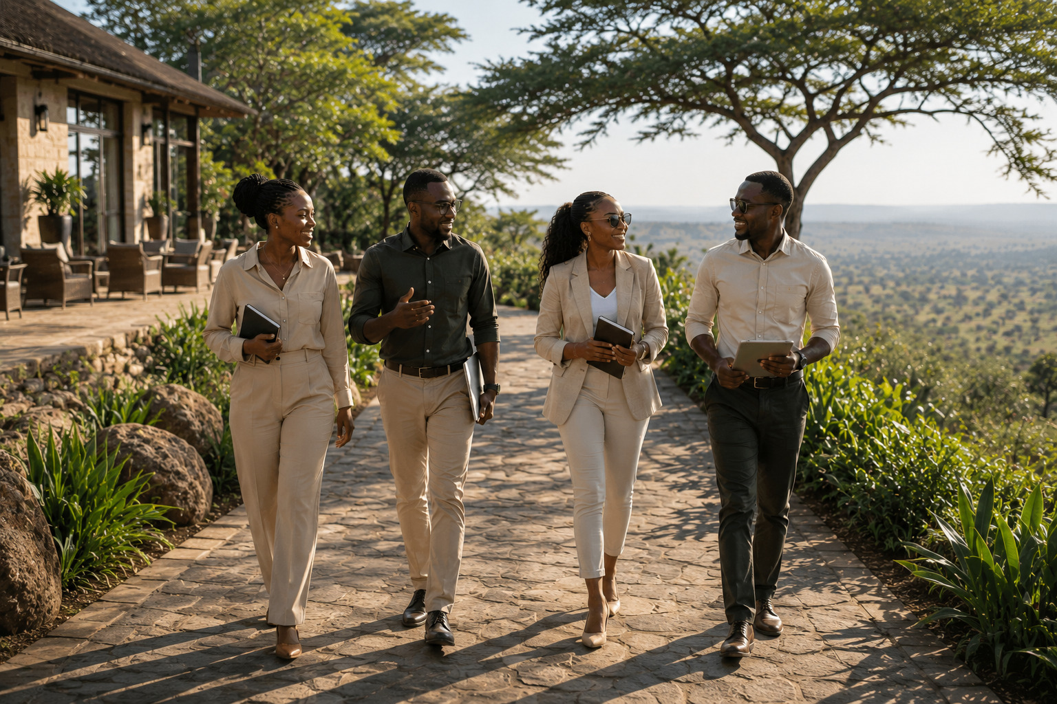 Corporate team building in Tanzania wilderness